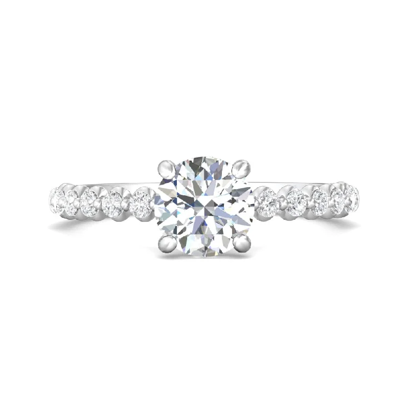 Martin Flyer 14k Round Diamond Engagement Ring