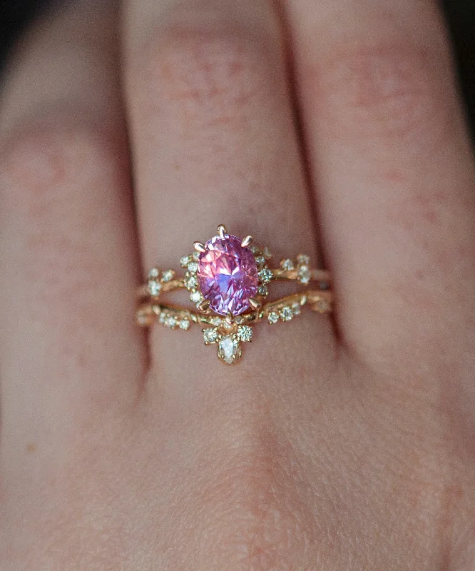 OOAK Eos Ring - 2.07ct Padparadscha Sapphire