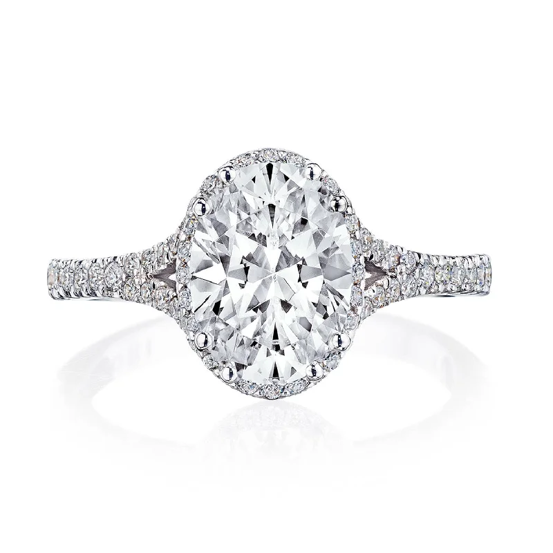 Oval Bloom Engagement Ring