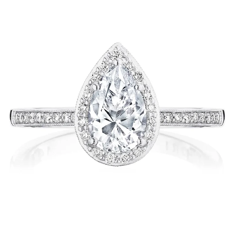 Pear Bloom Engagement Ring