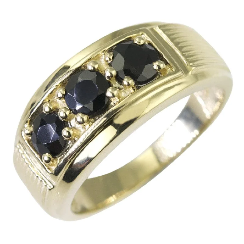 Tuxedo Blue Sapphire Ring