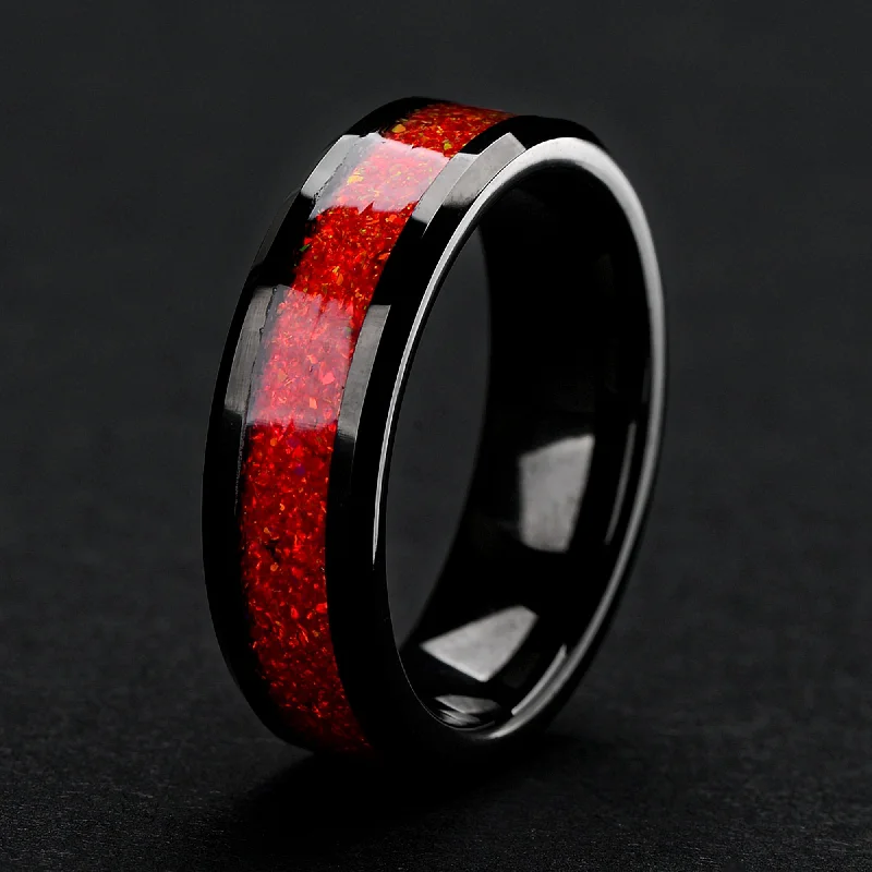 Tungsten Ring Wedding Band for Men - 8mm