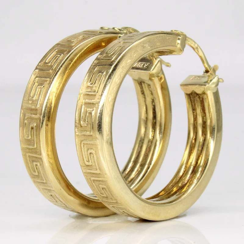 Jewelry Clearance – Final Chance To Save Big 14k Yellow Gold Hoop Earrings