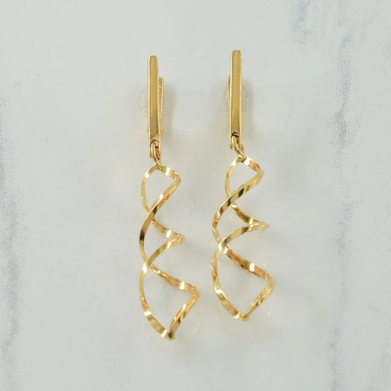 Jewelry Deals That Sparkle – Shop Today 14k Yellow Gold Spiral Earrings |