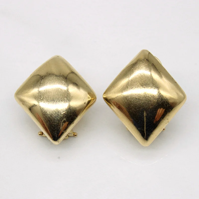 Flash Sale On Stunning Jewelry – Limited Stock Available 14k Yellow Gold Triangle Earrings