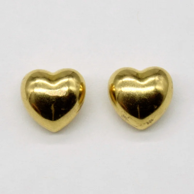 Exclusive Jewelry Sale Event – Shop Now 18k Yellow Gold Heart Earrings