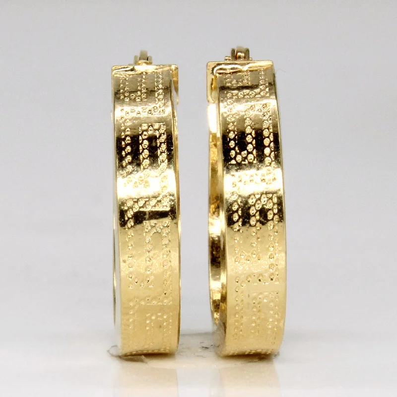 Celebrate With Sparkle – Jewelry Sale Now Live 18k Yellow Gold Hoop Earrings