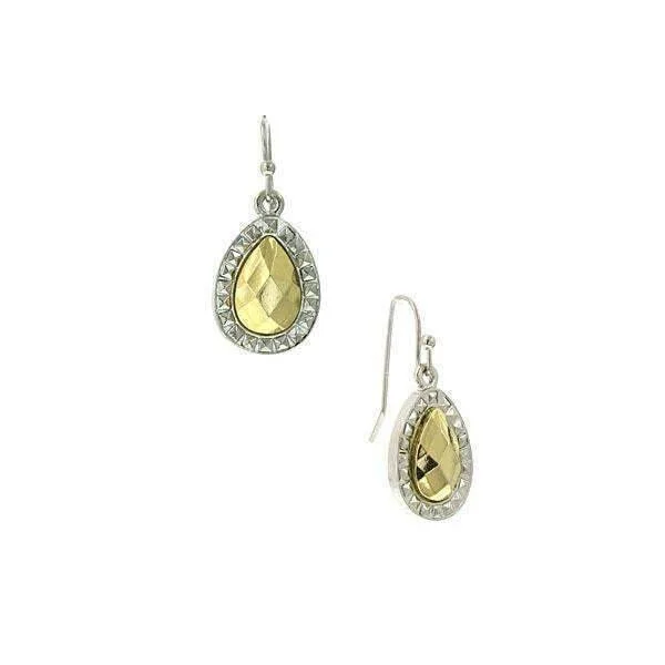 Exclusive Gemstone Jewelry Markdowns – Shop Now 1928 Jewelry Fusion Lux Small Teardrop Earrings