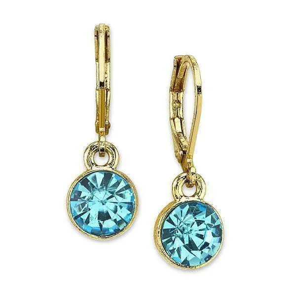 Elegant Jewelry, Exclusive Prices – Shop Now 2028 Jewelry Aquamarine Color Drop Earrings