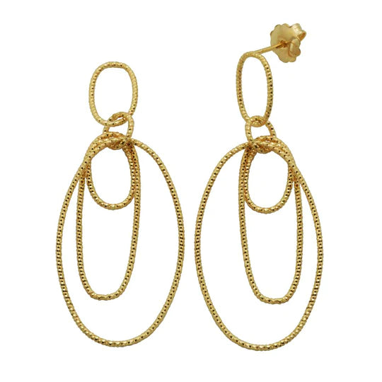 Discounted Luxury Jewelry – Shine Without The Splurge Drop Multi-Hoop Earring