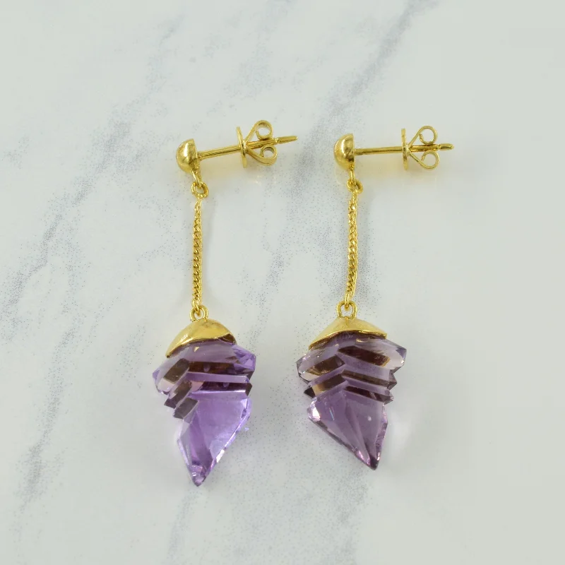 Bold And Beautiful Jewelry Now At Irresistible Prices Fantasy Amethyst Earrings | 14.00ctw |