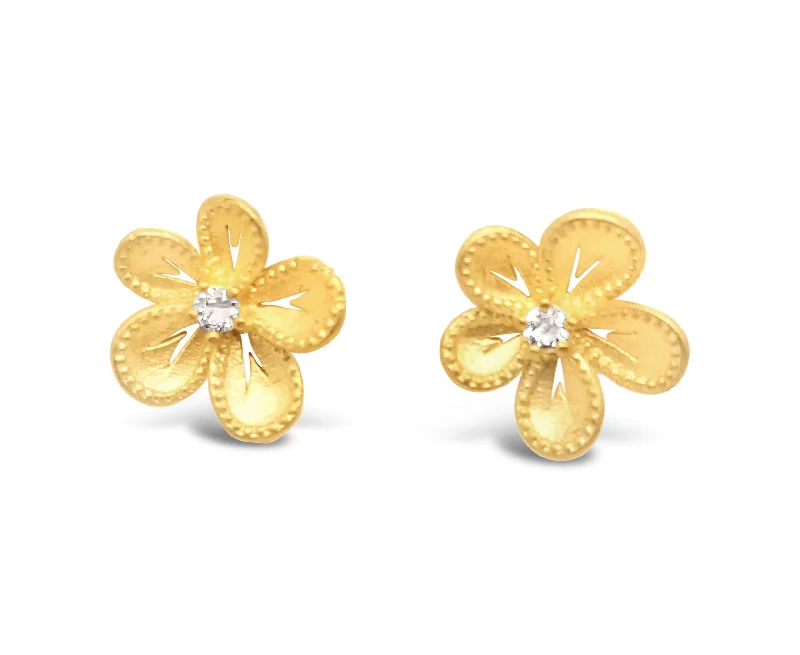 Flash Sale On Stunning Jewelry – Don't Miss Out Flower Earrings with Diamond Center