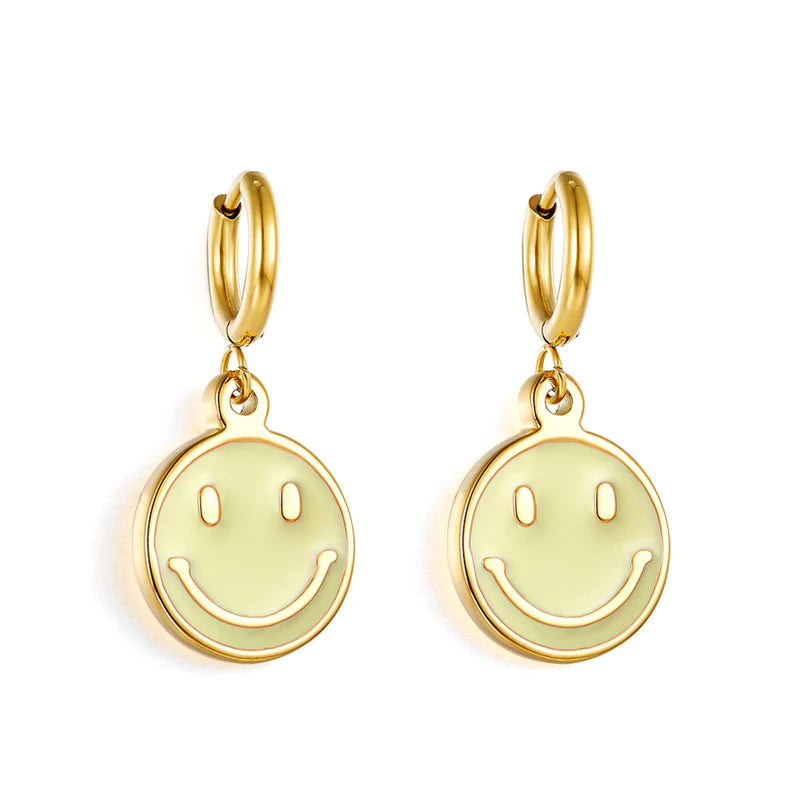 Elegant Rose Gold Jewelry For A Stylish Touch Hypoallergenic Sunshine Smiley Face Earrings