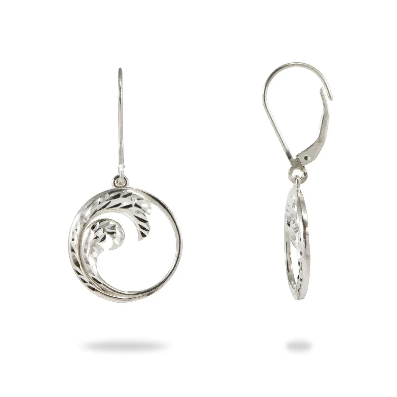 Get Your Favorite Jewelry At The Best Price Nalu Earrings in Sterling Silver - 18mm