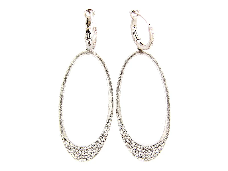 Seasonal Jewelry Sale – Upgrade Your Style Today Oval Diamond Earrings