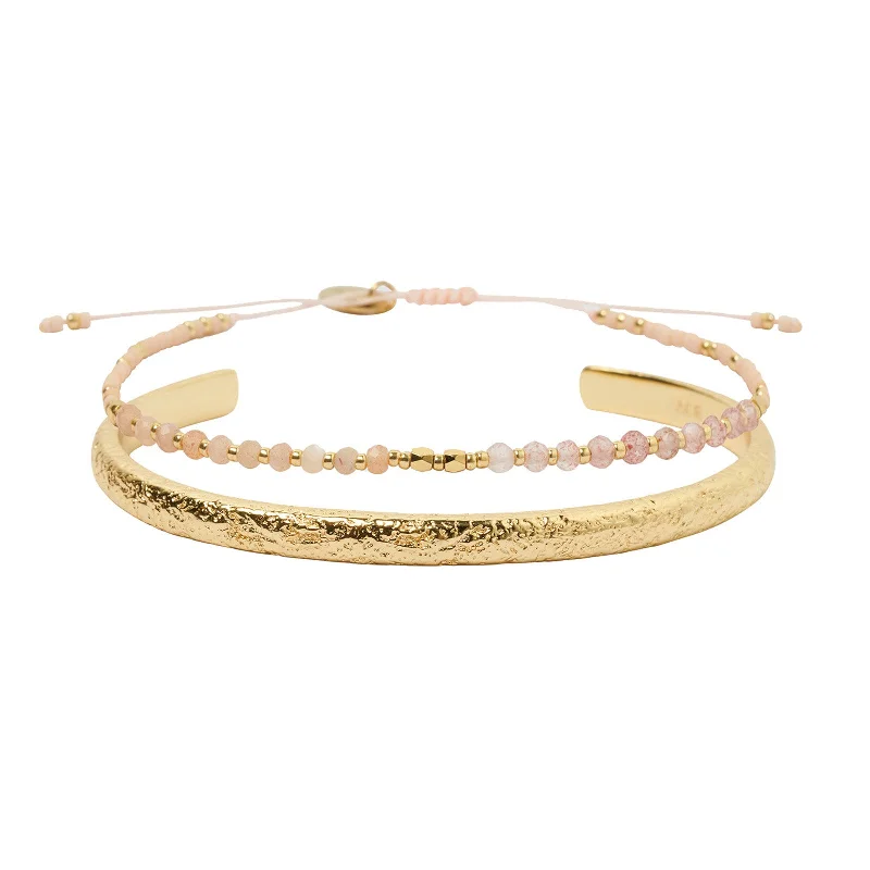 Jewelry Clearance Sale – Final Reductions Salty Bracelet Stack - Rose