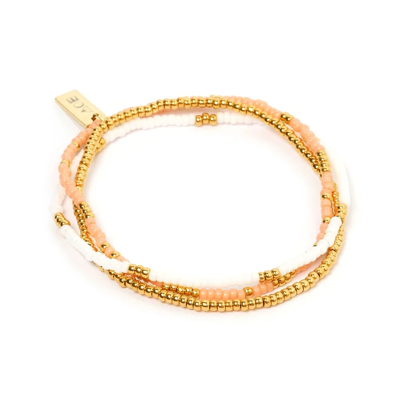 Shop Elegant Jewelry At Unbeatable Prices Sunny Bracelet Set - Coral