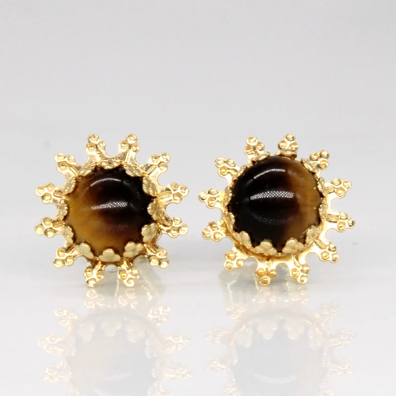 Timeless Jewelry At Special Discount Rates Tiger's Eye Quartz Earrings | 1.30ctw |