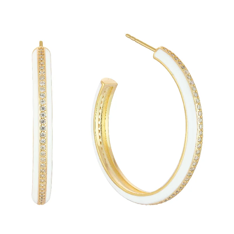 Special Sale On Handcrafted Jewelry – Shop Today Walk the Line | Large Hoop Earrings