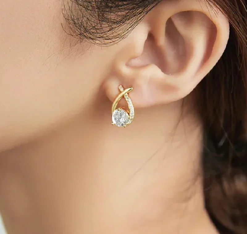 Exclusive Jewelry Sale Event – Shop Now ZARA GOLD - 18K Gold Plated Zircon Earrings