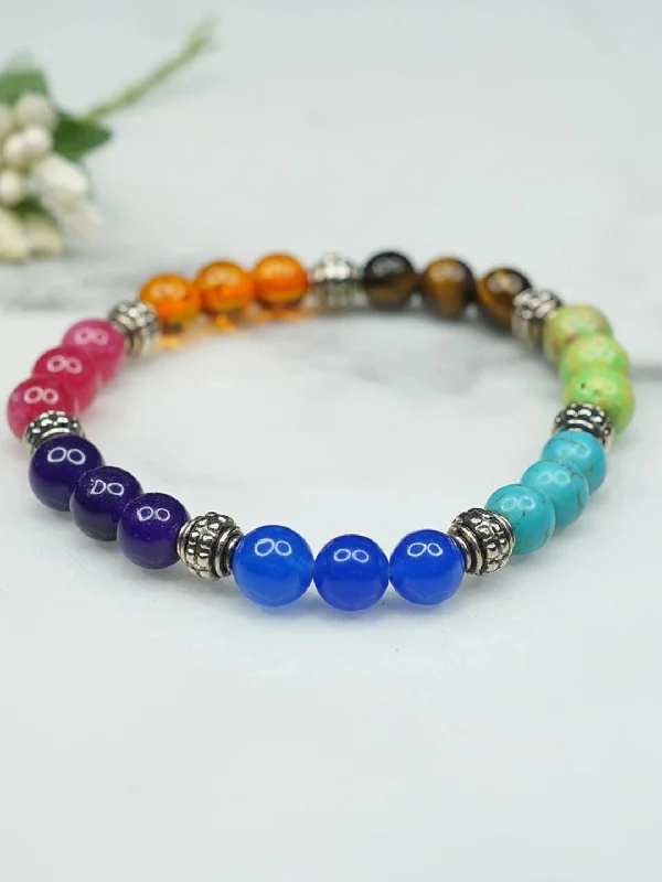 Timeless Jewelry Styles At Wallet-Friendly Prices 3 Sets Of 7 Chakras Bracelet