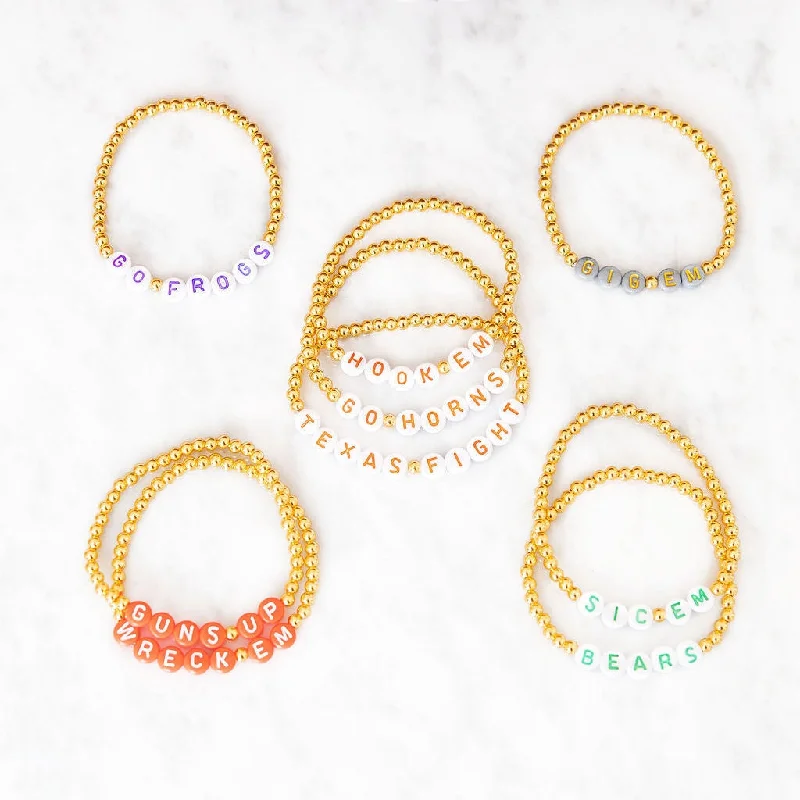 Trending Jewelry Styles Now At Limited-Time Discounts Collegiate Gold Beaded Bracelets