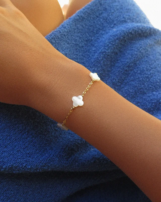 Exclusive Jewelry Sale Event – Shop Now Four White Clover Bracelet