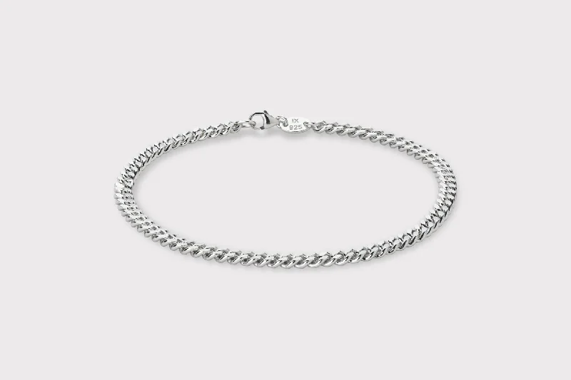 Upgrade Your Jewelry Collection For Less IX Curb Silver Bracelet