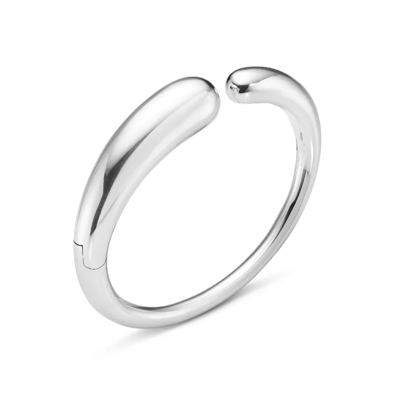 Everyday Jewelry Essentials Now On Sale Mercy Hinged Silver Bangle