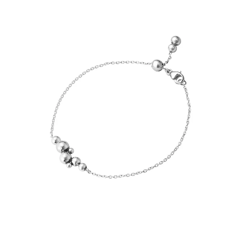 Chic, Trendy, And Affordable Jewelry Sale Moonlight Grapes Adjustable Silver Bracelet