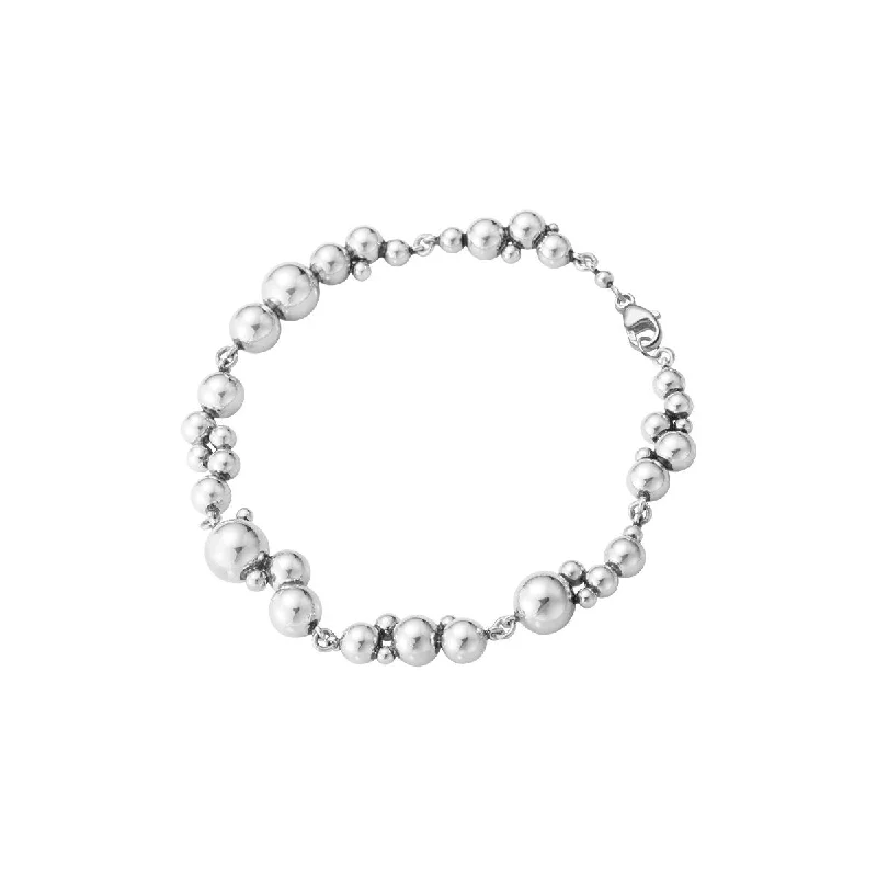 Buy More, Save More – Special Jewelry Discounts Moonlight Grapes Silver Bracelet w. Silver Beads