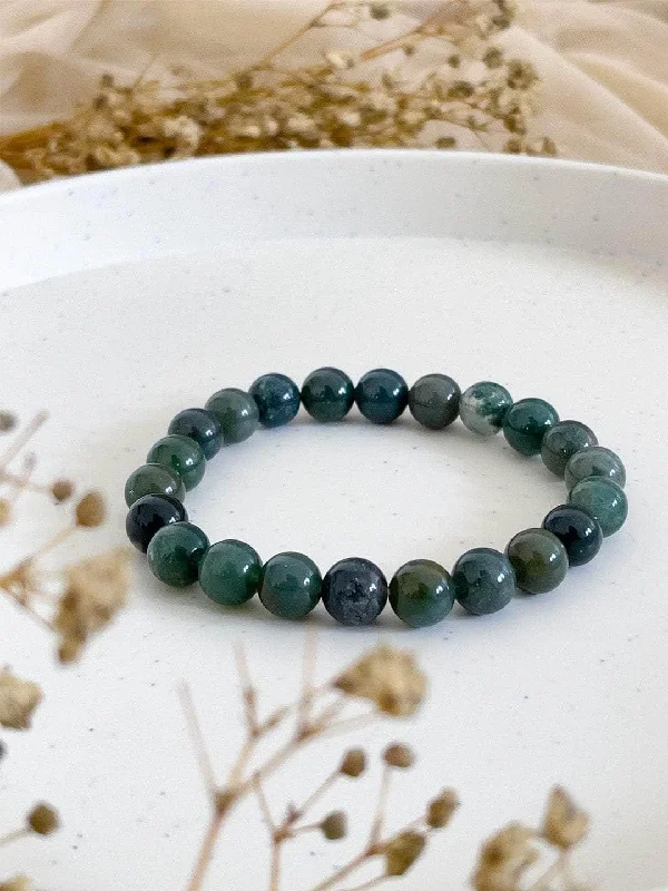 Flash Sale On Elegant Jewelry – Don't Miss Out Moss Agate Bracelet