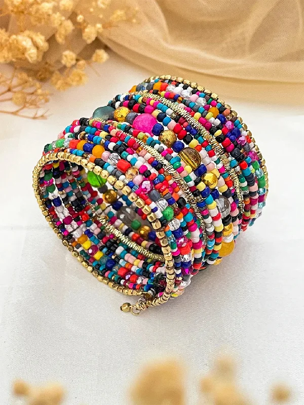 Shop Handcrafted Jewelry At Special Promotional Rates Multi Coloured Rhinestone Bracelet