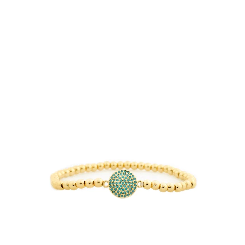 Affordable Luxury Jewelry – Style At A Great Price pave disc stretch bracelet