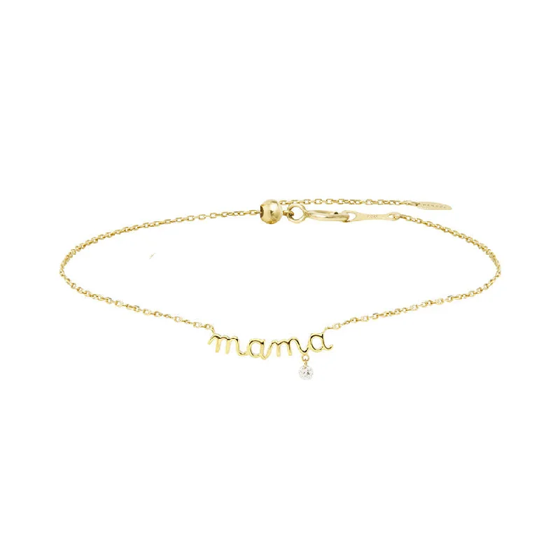 Jewelry Clearance – Final Chance To Save Big Mama 18K Gold, Whitegold or Rosegold Bracelet w. Diamond