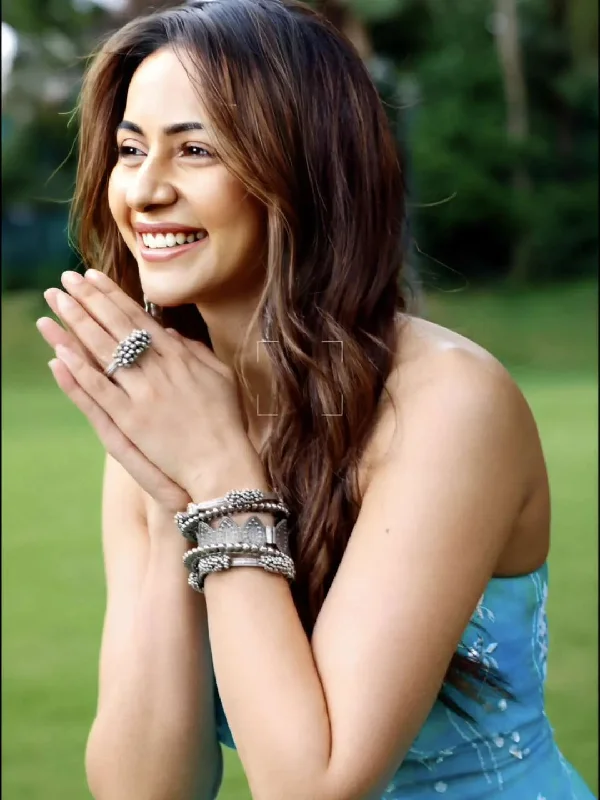 Sparkle In Style With Our Best Jewelry Deals Rakul Preet Singh In Elite Trade Oxidised Silver Bracelet