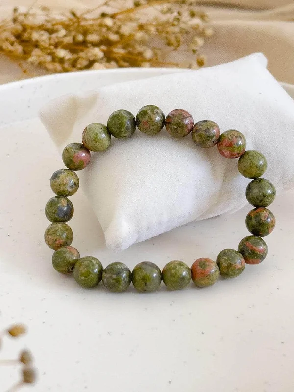 Grab Your Favorite Jewelry At The Lowest Prices Unakite Bracelet For Inner Peace