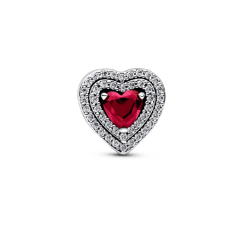 Sparkling Levelled Heart Charm