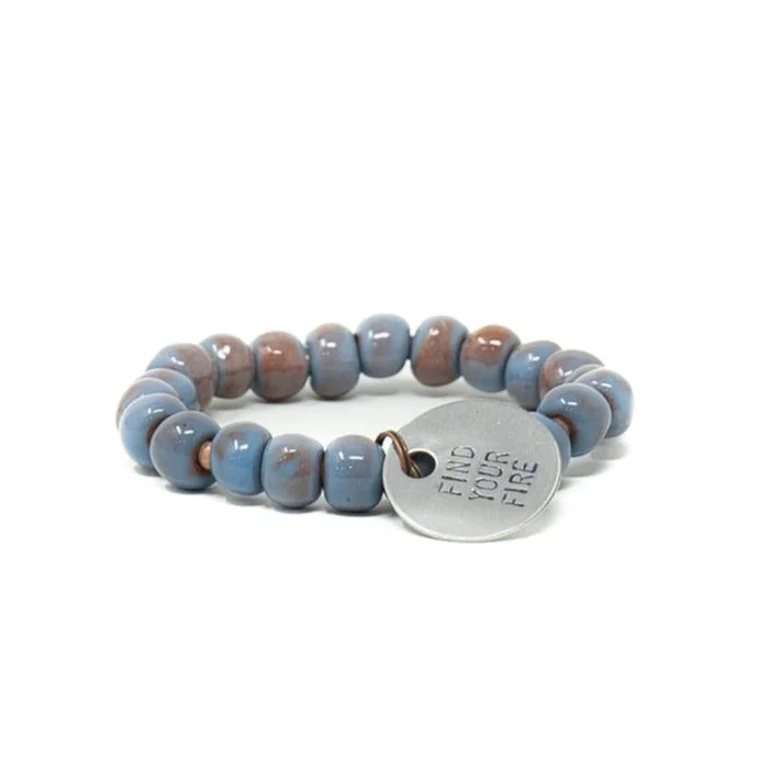 Blue Dawn Inspiration Charm Bracelet