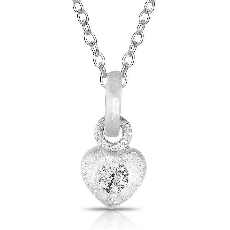 La Roche Mini Heart Solitaire Pendant