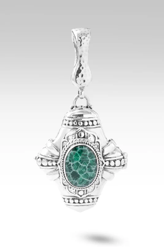 Light of My Presence Pendant™ in Forest Green Indonesian Coral