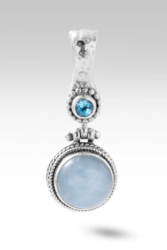 Nurturing Soul Pendant II™ in Aquamarine