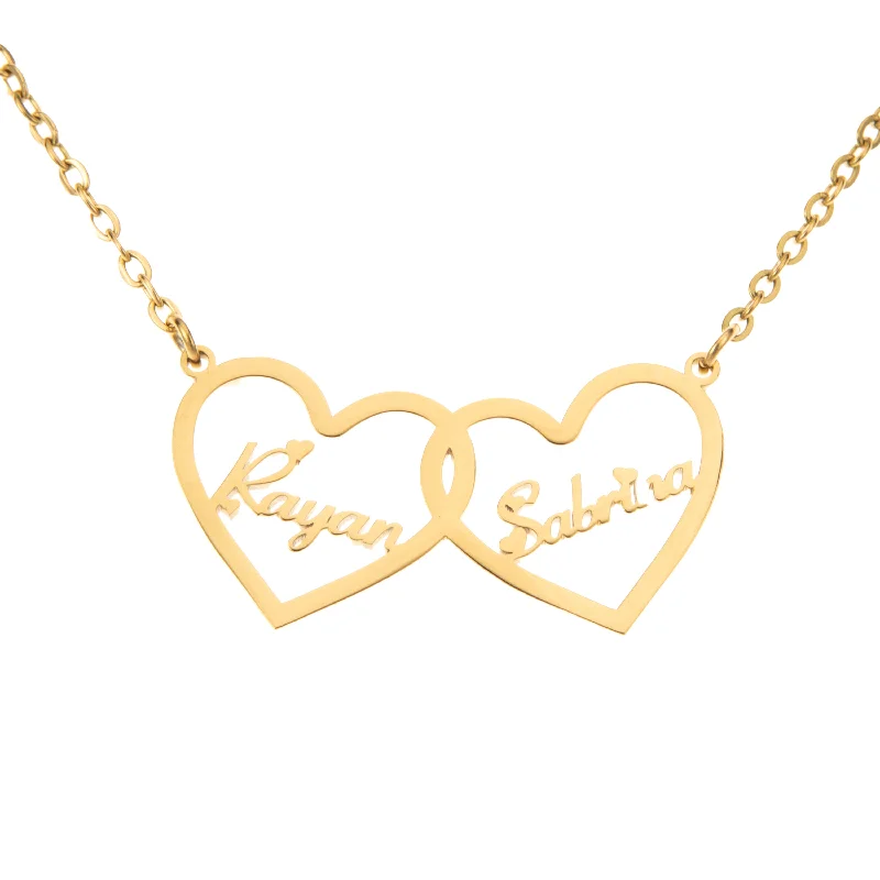 Intertwined Hearts Necklace