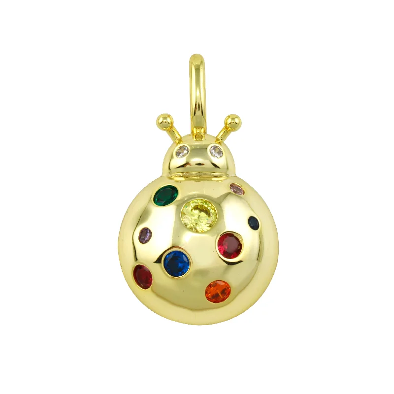 Rainbow Ladybug Charm