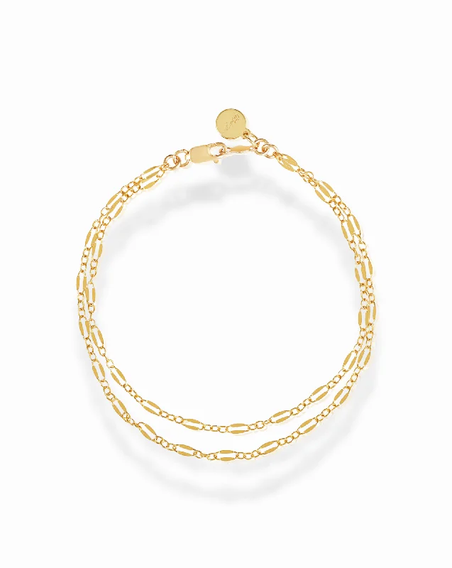 Raise the Bar Layered Chain Bracelet