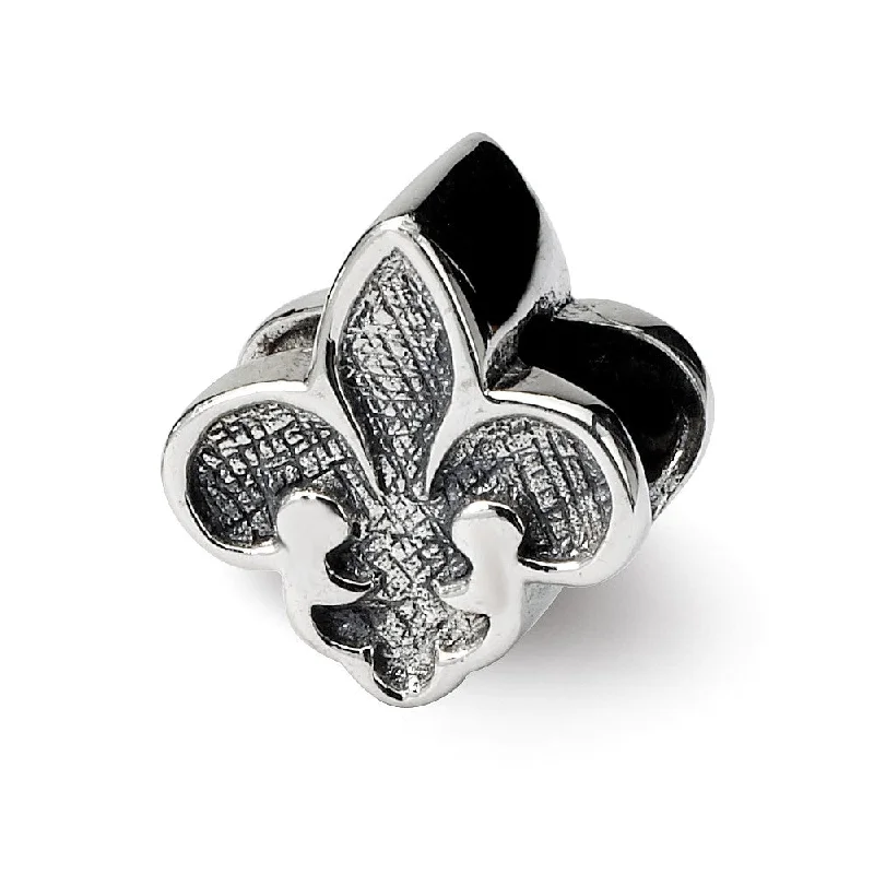 Sterling Silver Fleur de lis Bead Charm