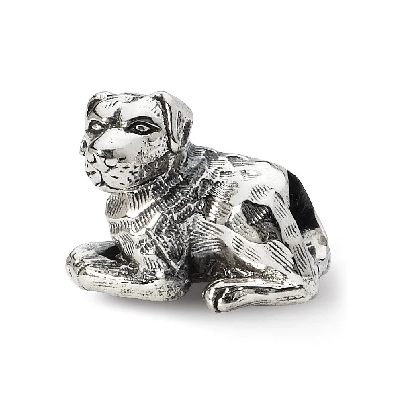 Sterling Silver Rottweiler Bead Charm