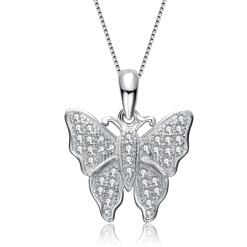 Charlène Large Butterfly Pendant