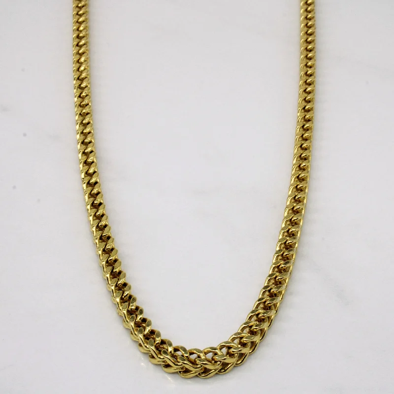 10k Yellow Gold Birdcage Link Chain | 24" |