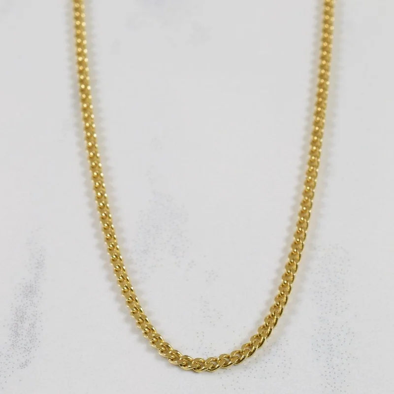 10k Yellow Gold Cuban Chain | 22" |